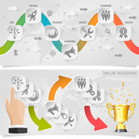 GraphicRiver Timeline Infographic 8990921 GraphicRiver Timeline Infographic 8990921