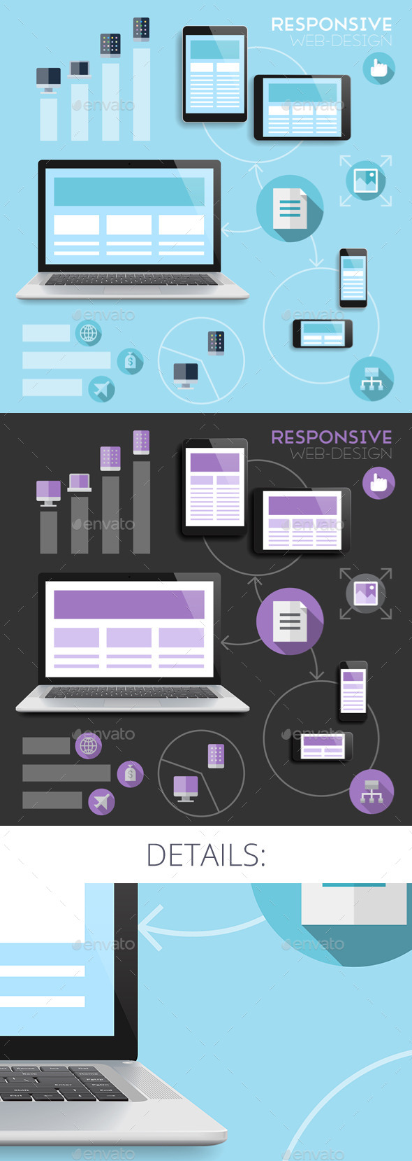 GraphicRiver Responsive Web-Design Concept 8991290 GraphicRiver Responsive Web-Design Concept 8991290