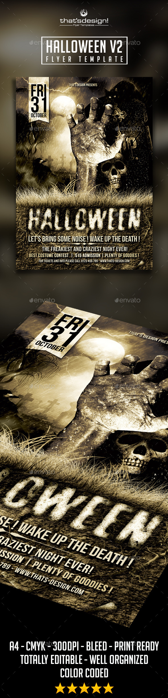 Halloween Flyer Template V2 Halloween Flyer Template V2