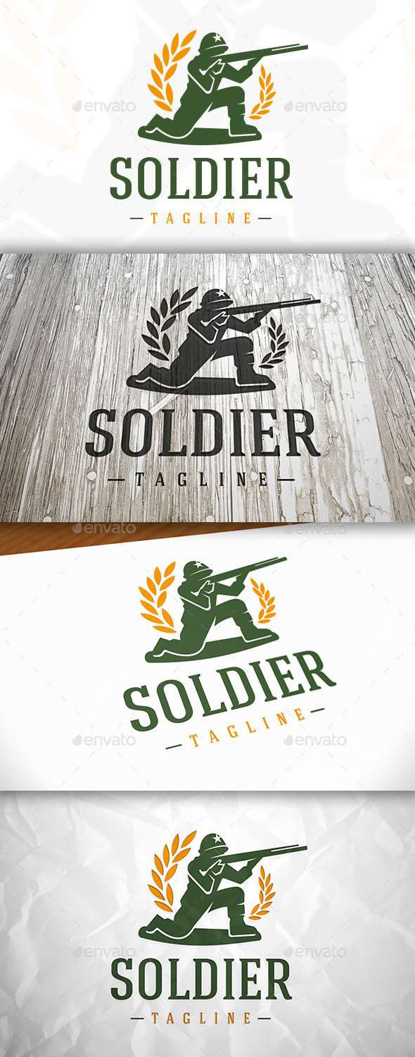 GraphicRiver Soldier Logo 8993778 GraphicRiver Soldier Logo 8993778