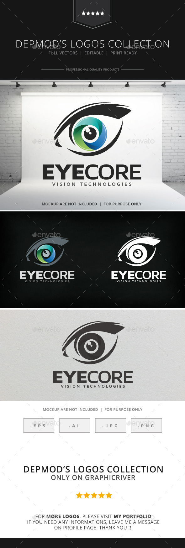 GraphicRiver Eye Core Logo 8996457 GraphicRiver Eye Core Logo 8996457