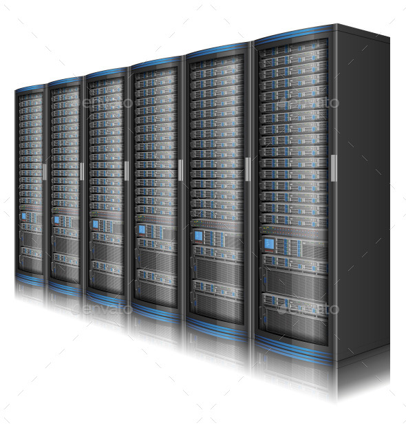 GraphicRiver Row of Servers 8996754 GraphicRiver Row of Servers 8996754