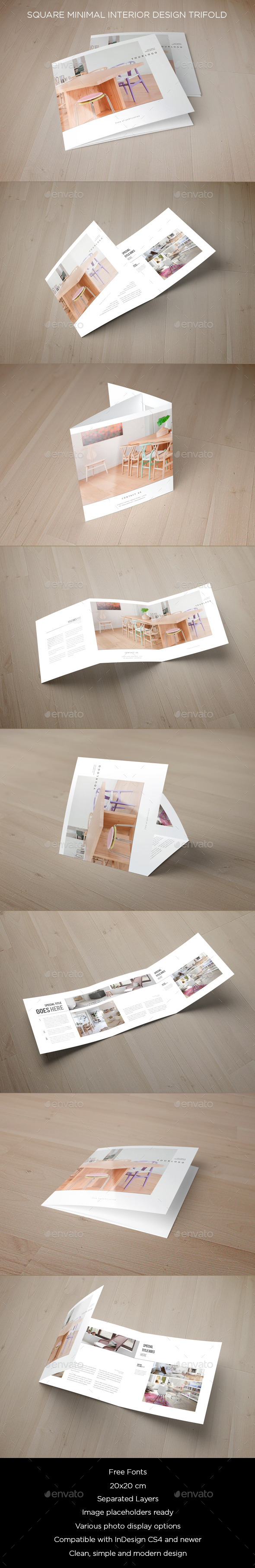 GraphicRiver Square Minimal Interior Design Trifold 8998194 GraphicRiver Square Minimal Interior Design Trifold 8998194