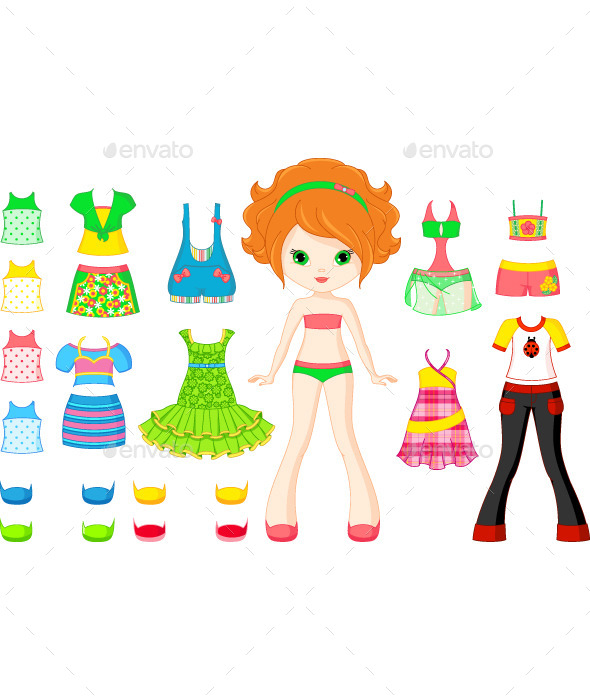 GraphicRiver Paper Doll 8998432 GraphicRiver Paper Doll 8998432