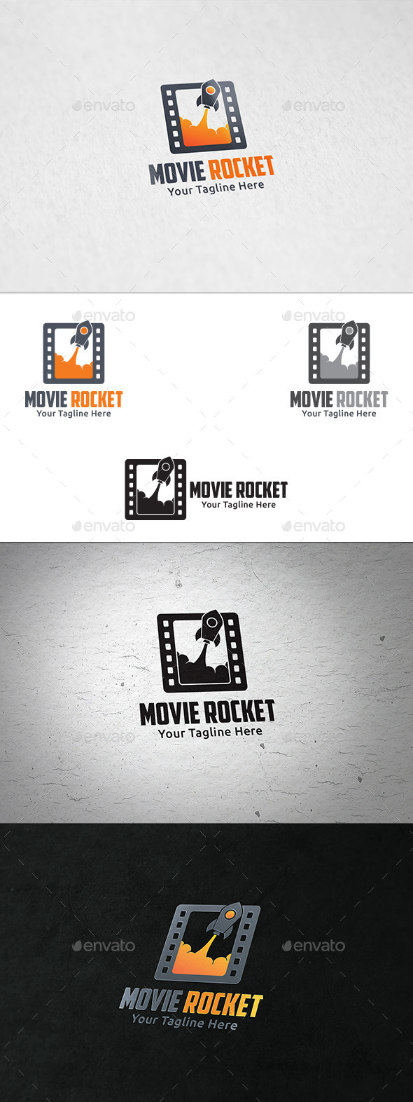 GraphicRiver Movie Rocket Logo Template 8998764 GraphicRiver Movie Rocket Logo Template 8998764
