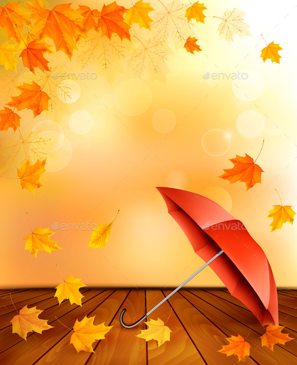 GraphicRiver Retro Autumn Background with Colorful Leaves 8999968 GraphicRiver Retro Autumn Background with Colorful Leaves 8999968