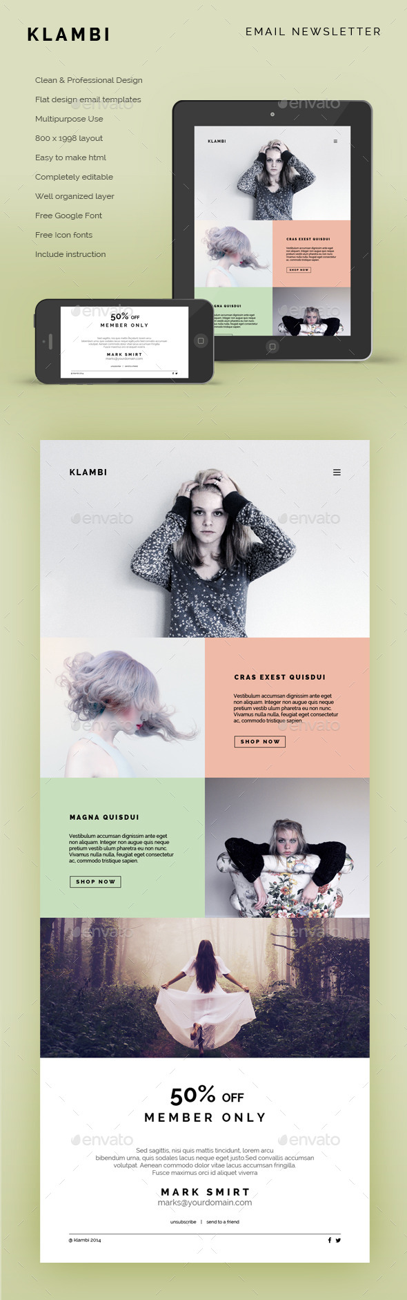 GraphicRiver Email Newsletter Klambi 9000294 GraphicRiver Email Newsletter Klambi 9000294