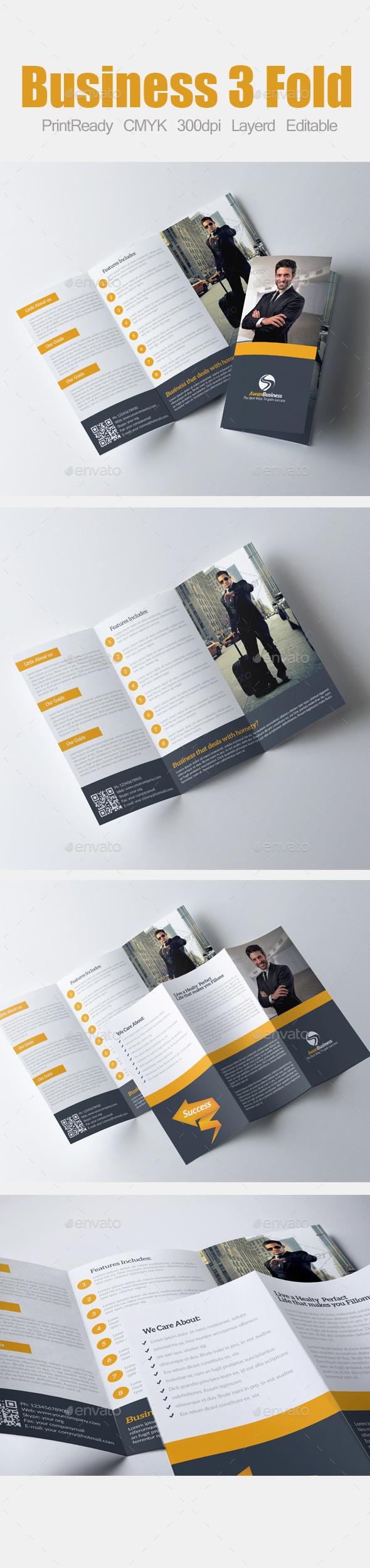 GraphicRiver Tri Fold Business Brochure 9000843 GraphicRiver Tri Fold Business Brochure 9000843