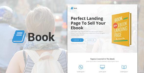 ThemeForest Book Responsive Ebook Landing Page 9000919 ThemeForest Book Responsive Ebook Landing Page 9000919