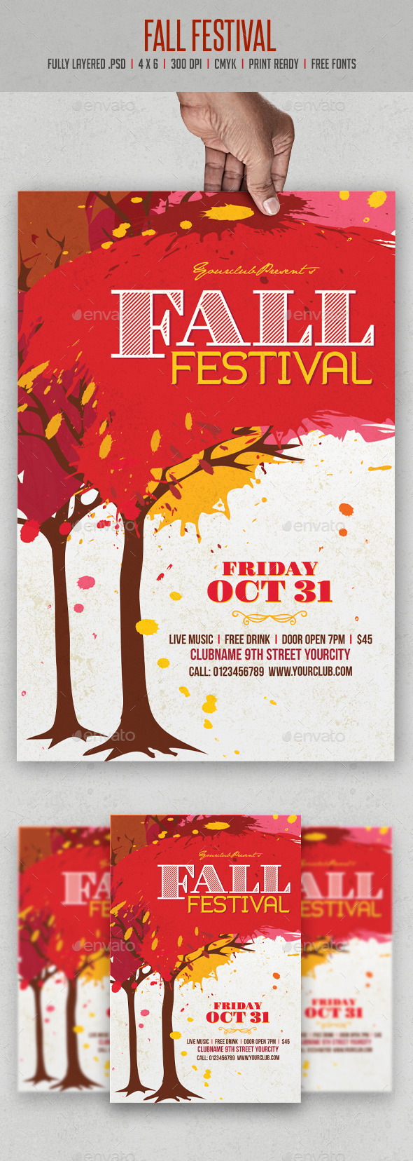 GraphicRiver Fall Festival Flyer 9000959 GraphicRiver Fall Festival Flyer 9000959