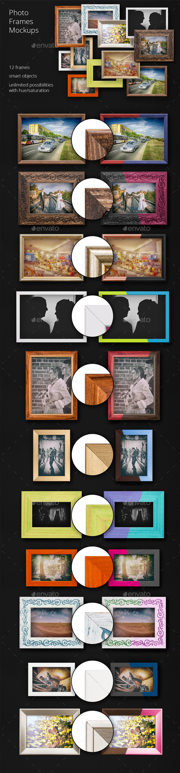 GraphicRiver 11 Photo Frame Mockups 9001245 GraphicRiver 11 Photo Frame Mockups 9001245