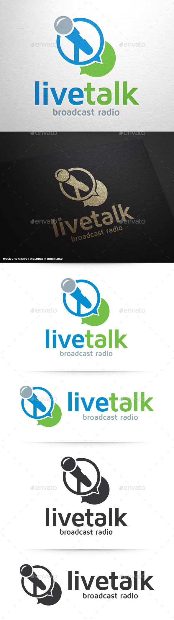 Live Talk Logo Template (Objects)