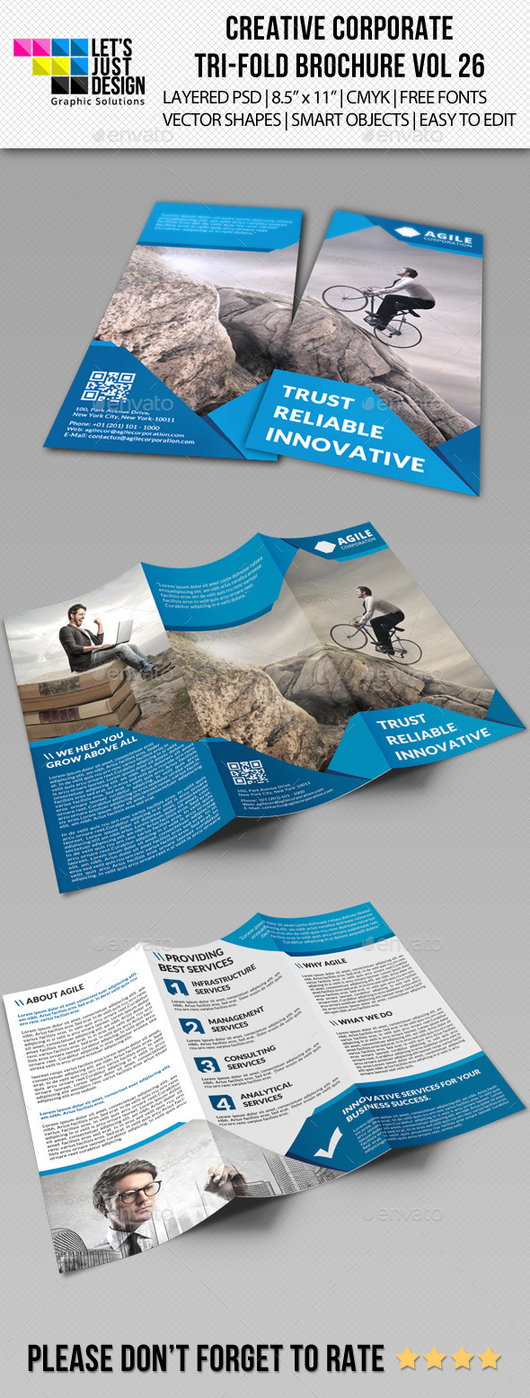 GraphicRiver Creative Corporate Tri-Fold Brochure Vol 26 9007693 GraphicRiver Creative Corporate Tri-Fold Brochure Vol 26 9007693