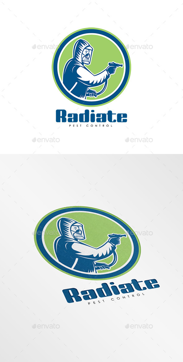 Radiate Pest Control Logo (Humans)