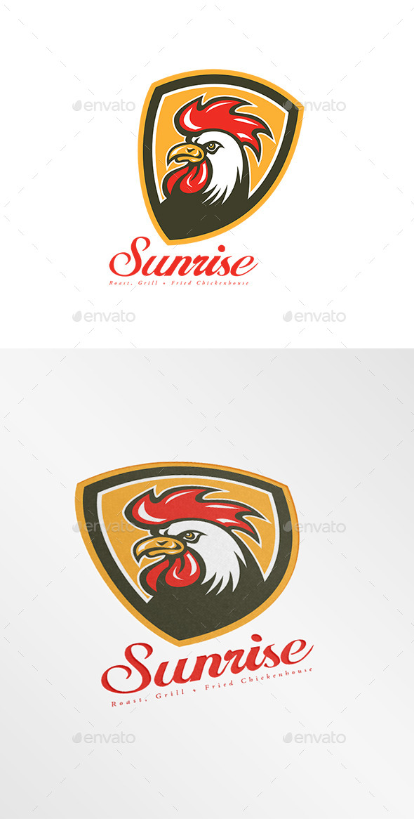 Sunrise Fried Chicken House Logo (Animals)