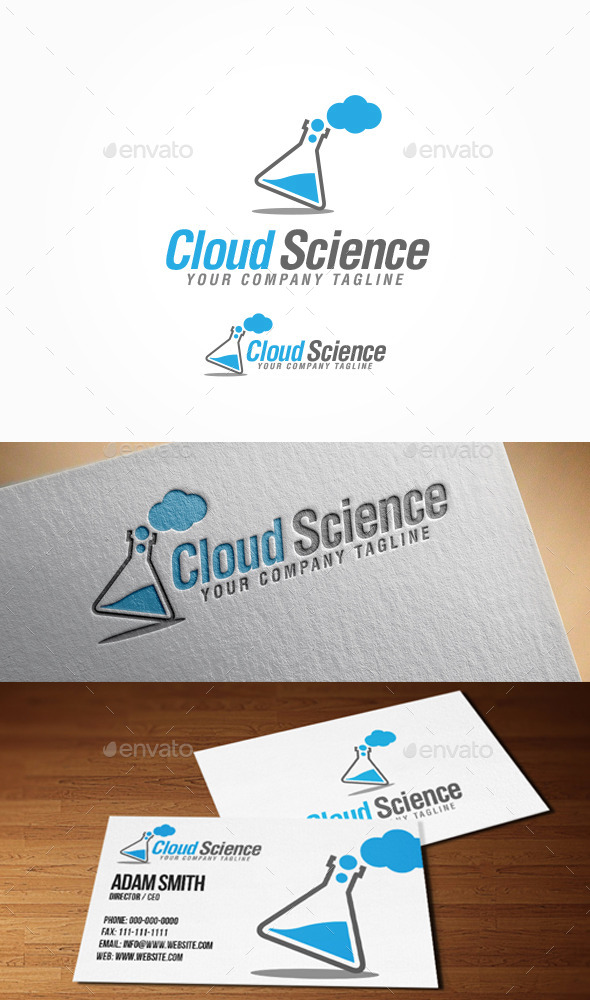 Cloud Science Logo (Nature)