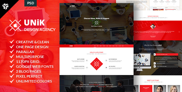 ThemeForest UNiK One Page Multi-Purpose Parallax 8979635 ThemeForest UNiK One Page Multi-Purpose Parallax 8979635