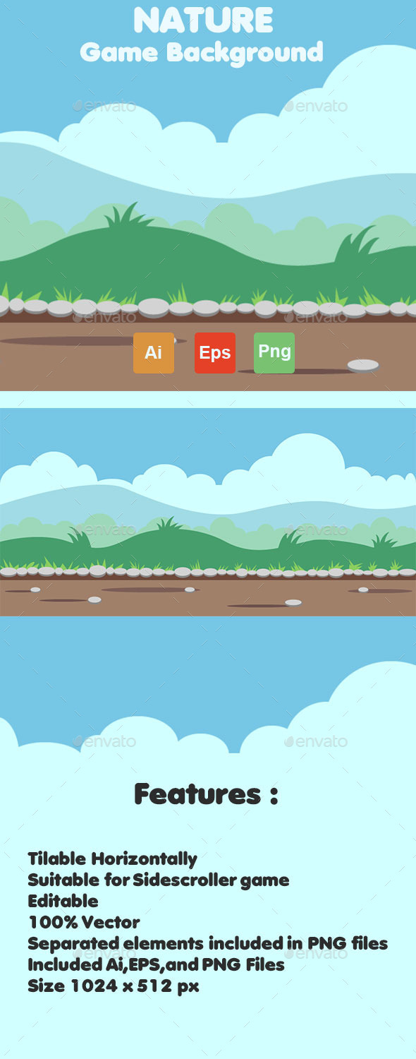 GraphicRiver Nature Game Background 02 9010610 GraphicRiver Nature Game Background 02 9010610