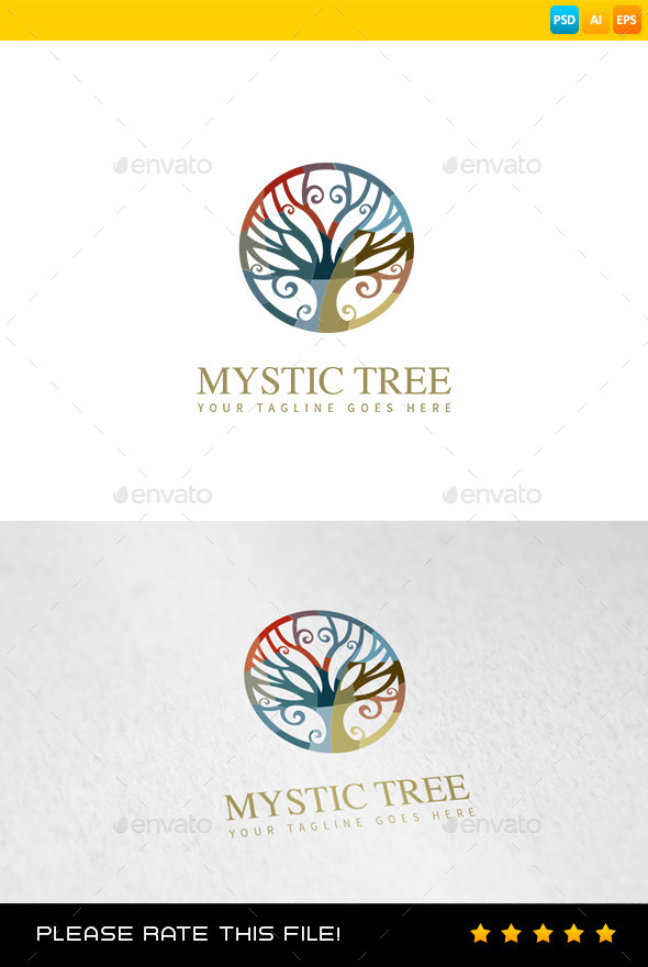 GraphicRiver Tree Logo 9010667 GraphicRiver Tree Logo 9010667