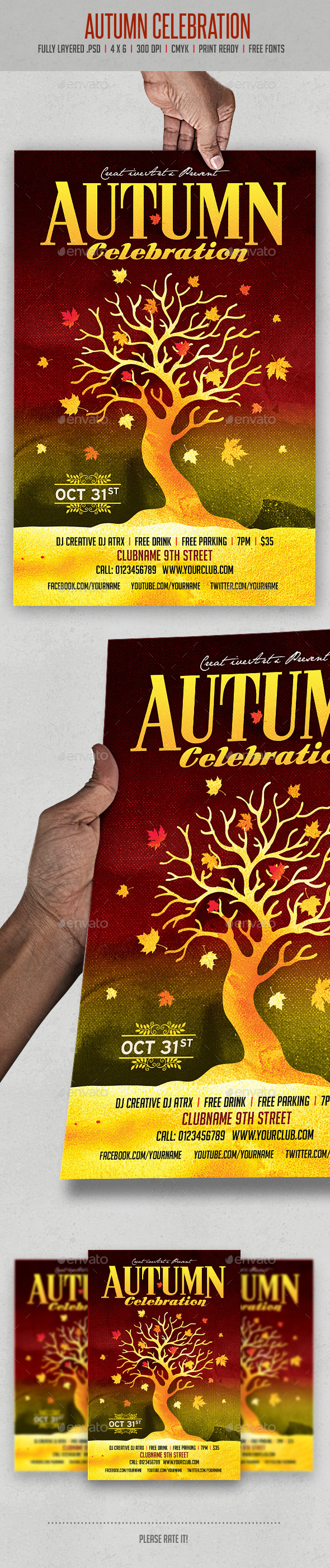 GraphicRiver Autumn Celebration 9011077 GraphicRiver Autumn Celebration 9011077