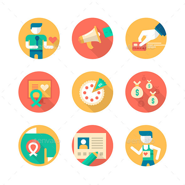 GraphicRiver Charity and Donation Icons 9013097 GraphicRiver Charity and Donation Icons 9013097