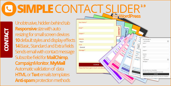 Simple Contact Slider Simple Contact Slider