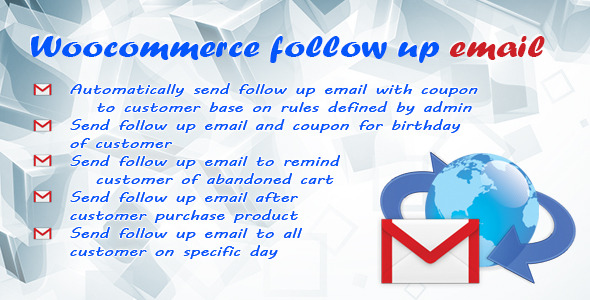 CodeCanyon Follow up email for woocommerce 9014090 CodeCanyon Follow up email for woocommerce 9014090