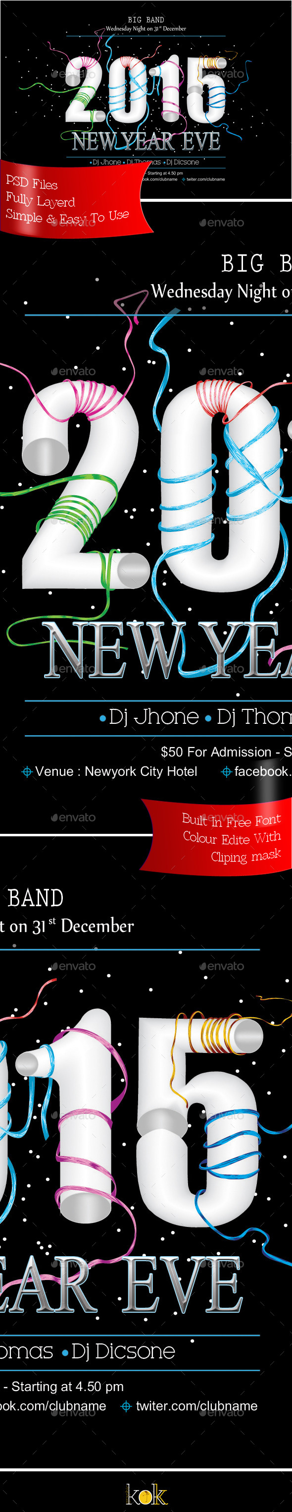 GraphicRiver 2015 New Year Flyer Template 1 9014251 GraphicRiver 2015 New Year Flyer Template 1 9014251