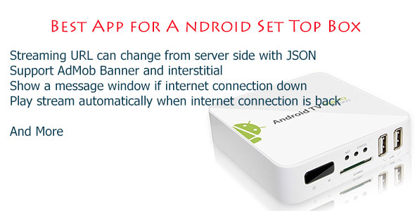CodeCanyon Android Box TV App for Set Top Box & Mobile 9014489 CodeCanyon Android Box TV App for Set Top Box & Mobile 9014489