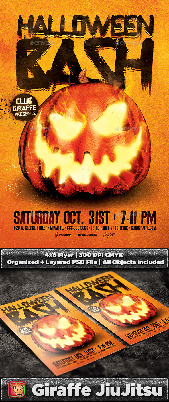 Halloween Bash Flyer Template