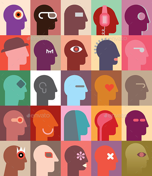 GraphicRiver Human Heads 9014544 GraphicRiver Human Heads 9014544