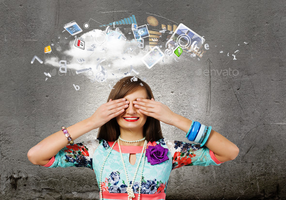 Woman with closed eyes (Misc) Photo Download