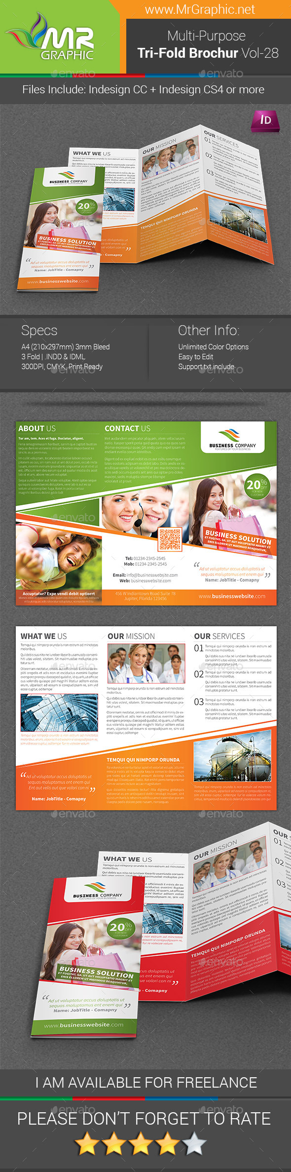 GraphicRiver Multipurpose Business Tri-Fold Brochure Vol-28 9014795 GraphicRiver Multipurpose Business Tri-Fold Brochure Vol-28 9014795