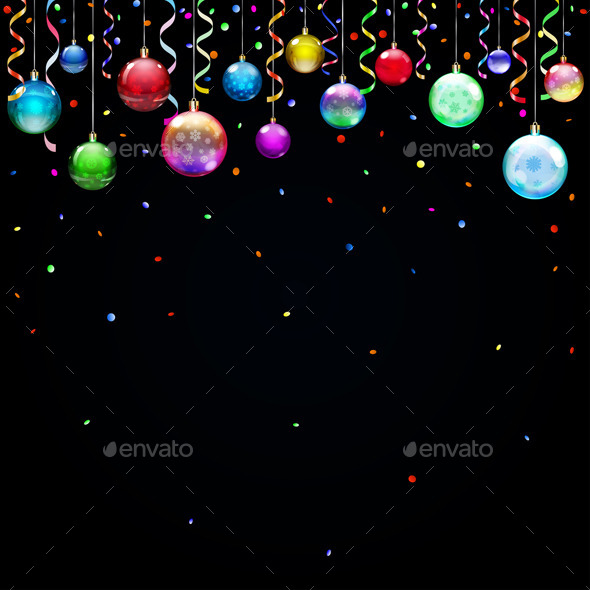 GraphicRiver Christmas Background with Christmas Balls 9015416 GraphicRiver Christmas Background with Christmas Balls 9015416