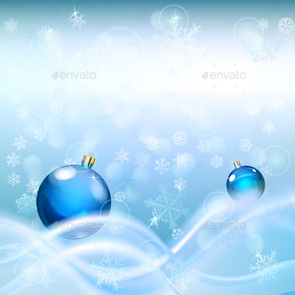 GraphicRiver Background with Waves and Christmas Balls 9015487 GraphicRiver Background with Waves and Christmas Balls 9015487