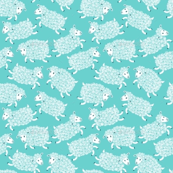 GraphicRiver Seamless Pattern with Sheep 9016096 GraphicRiver Seamless Pattern with Sheep 9016096