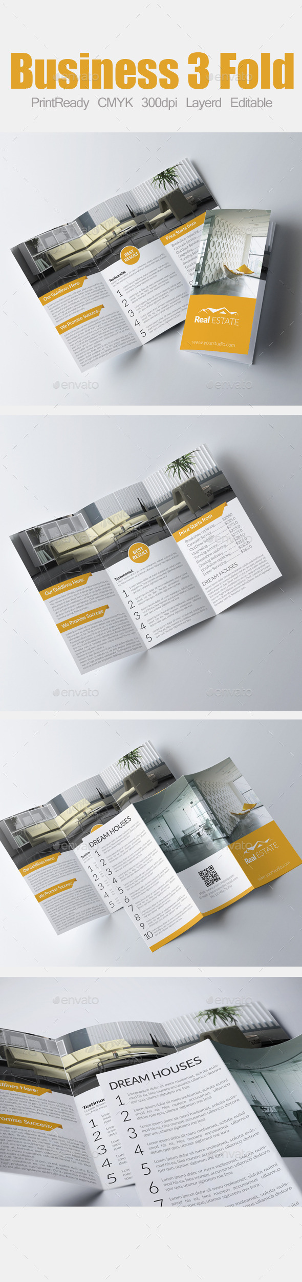 GraphicRiver Tri Fold Real Estate Brochure 9016922 GraphicRiver Tri Fold Real Estate Brochure 9016922