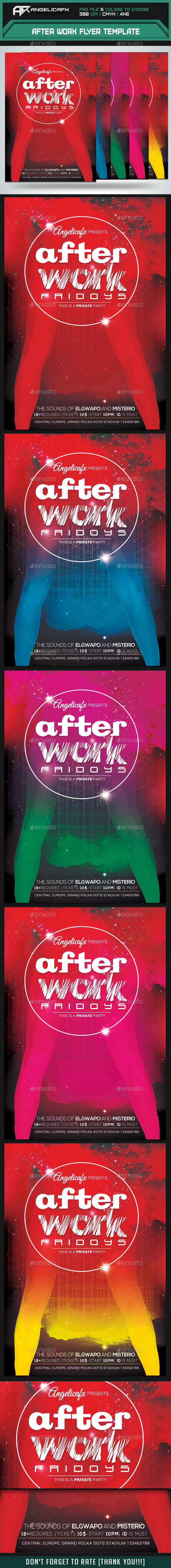 GraphicRiver After Work Flyer Template 9016949 GraphicRiver After Work Flyer Template 9016949