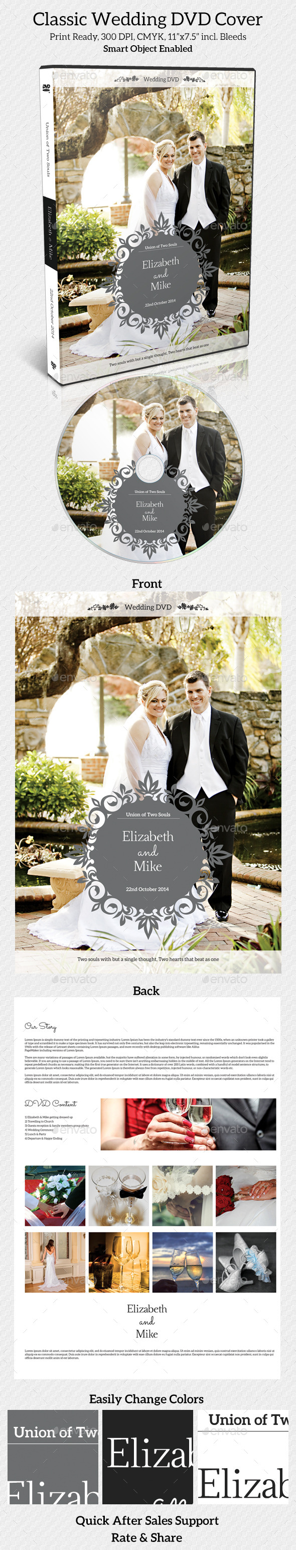 GraphicRiver Classic Wedding DVD Cover 9016982 GraphicRiver Classic Wedding DVD Cover 9016982
