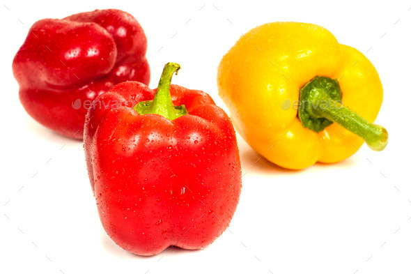 Yellow and red bellpepper (Misc) Photo Download