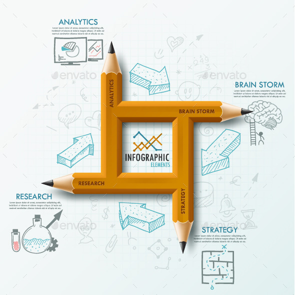 Modern Infographic Options Template Modern Infographic Options Template