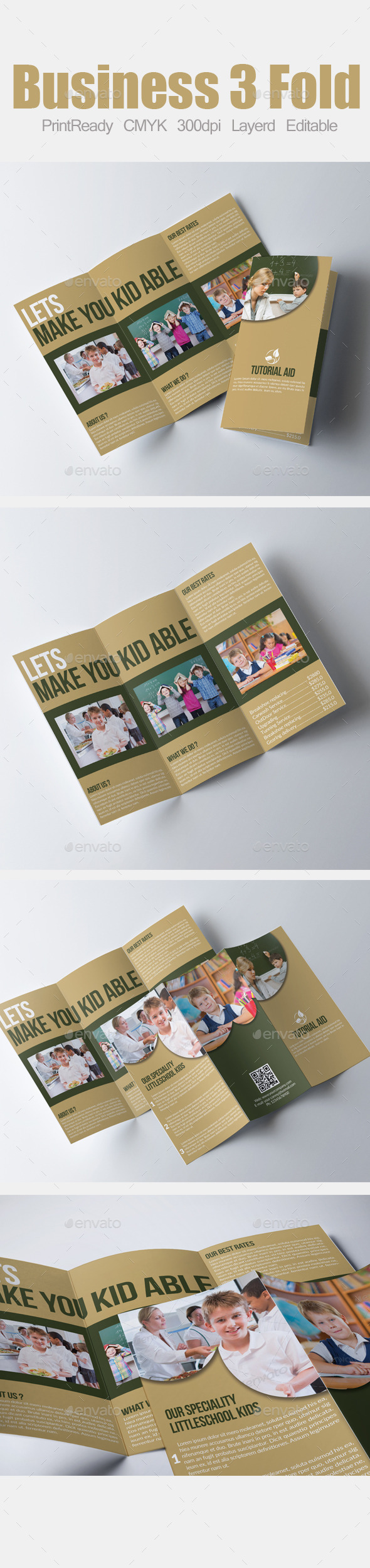 Tri Fold Education Brochure (Corporate)