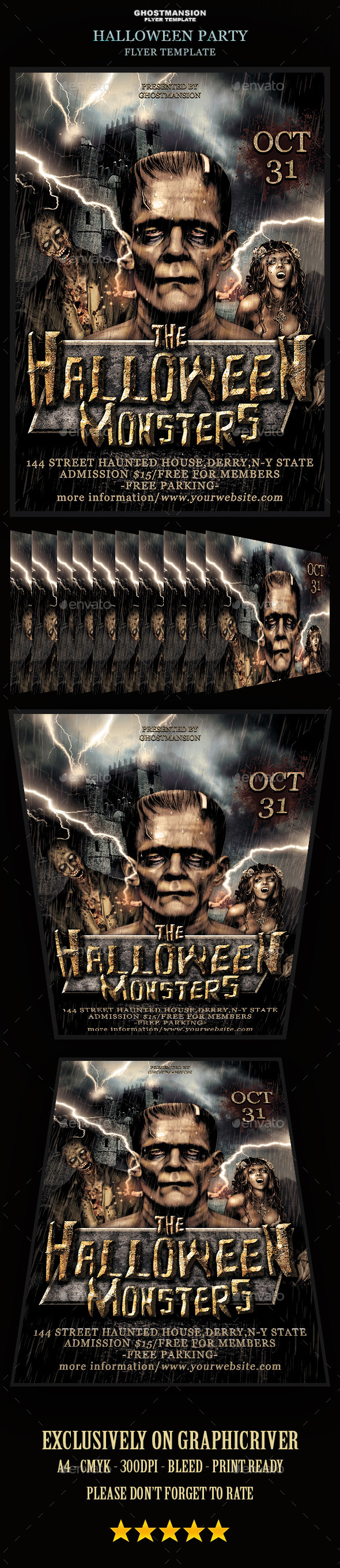 GraphicRiver Halloween Flyer Template 9021724 GraphicRiver Halloween Flyer Template 9021724