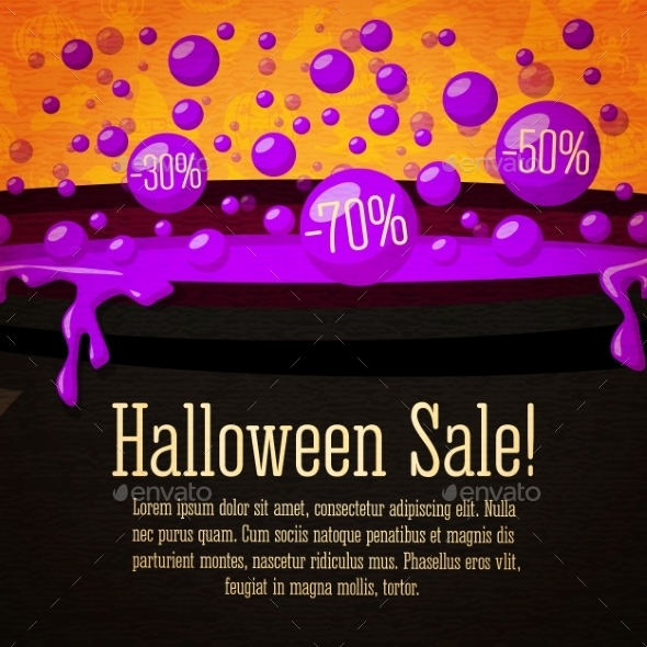 GraphicRiver Happy Halloween Sale Banner on Craft Paper 9022538 GraphicRiver Happy Halloween Sale Banner on Craft Paper 9022538