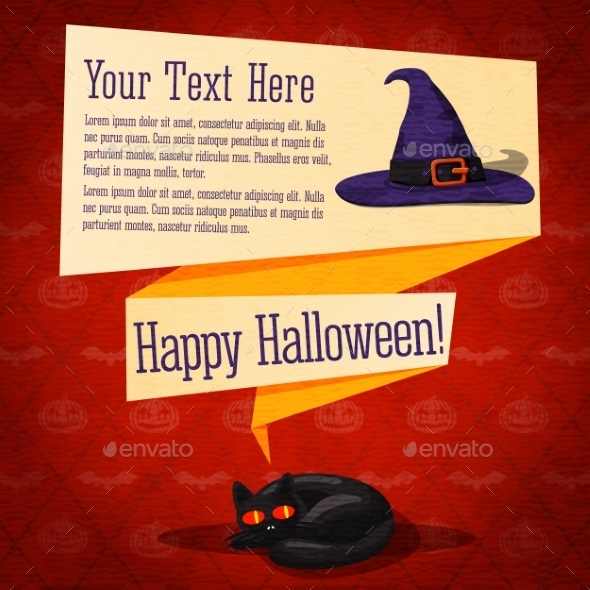 GraphicRiver Happy Halloween Banner or Greeting Card 9023354 GraphicRiver Happy Halloween Banner or Greeting Card 9023354