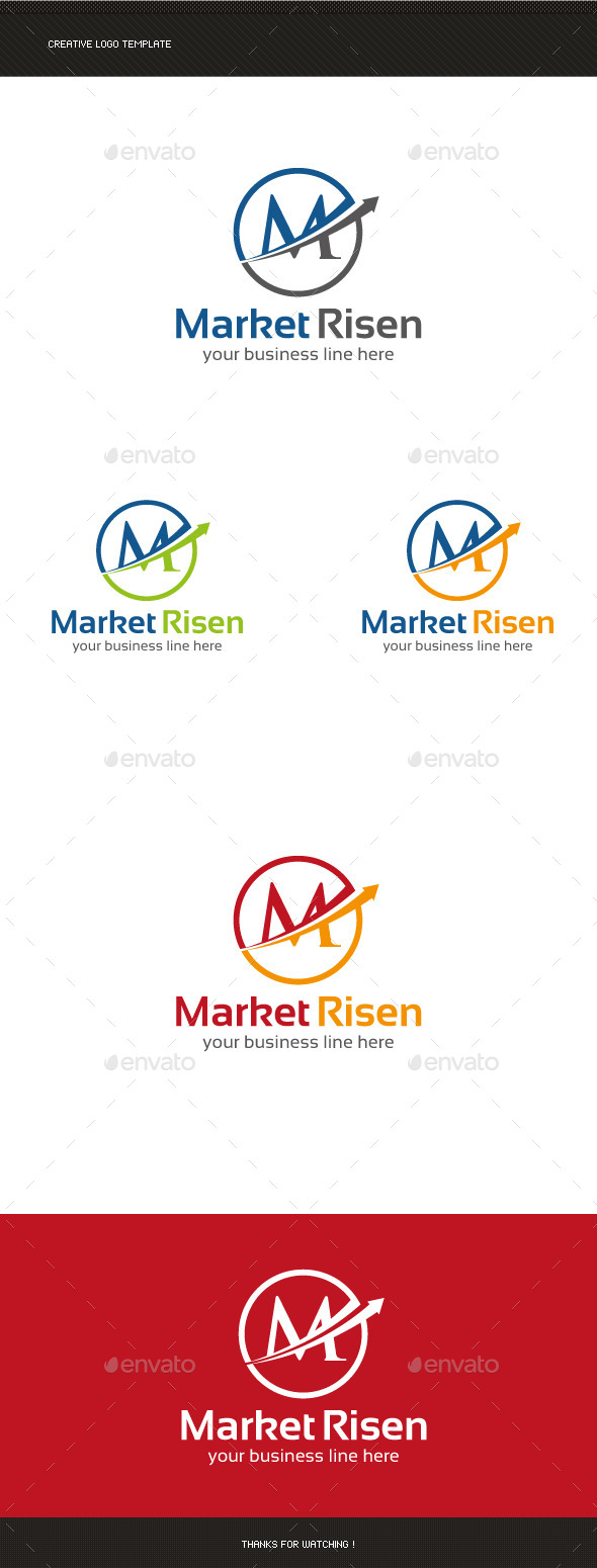 M Letter Marketing Logo M Letter Marketing Logo