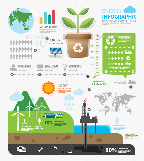 GraphicRiver Infographic Energy Template Design 9025648 GraphicRiver Infographic Energy Template Design 9025648