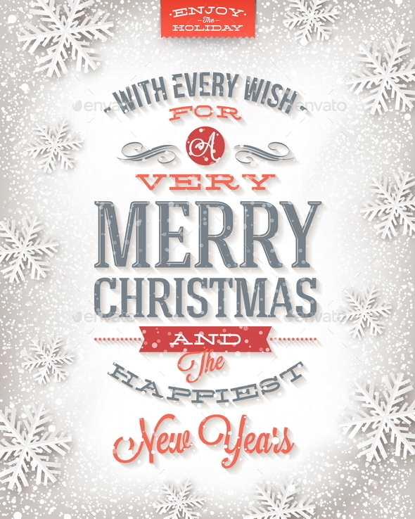 Vector Christmas Greeting Card