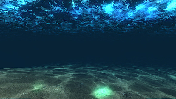 Tranquil Underwater Scene With Sandy Bottom Tranquil Underwater Scene With Sandy Bottom