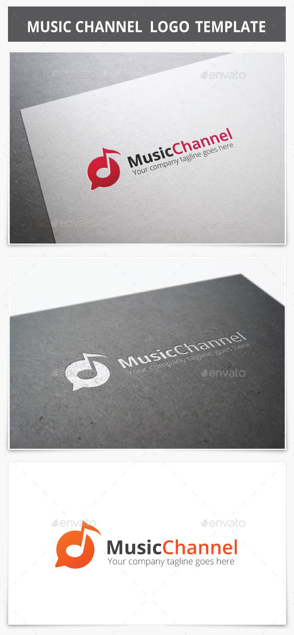 GraphicRiver Music Channel Logo 9027326 GraphicRiver Music Channel Logo 9027326